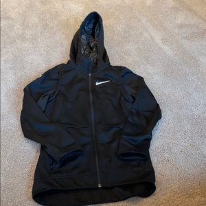 Nike boys black zip up jacket